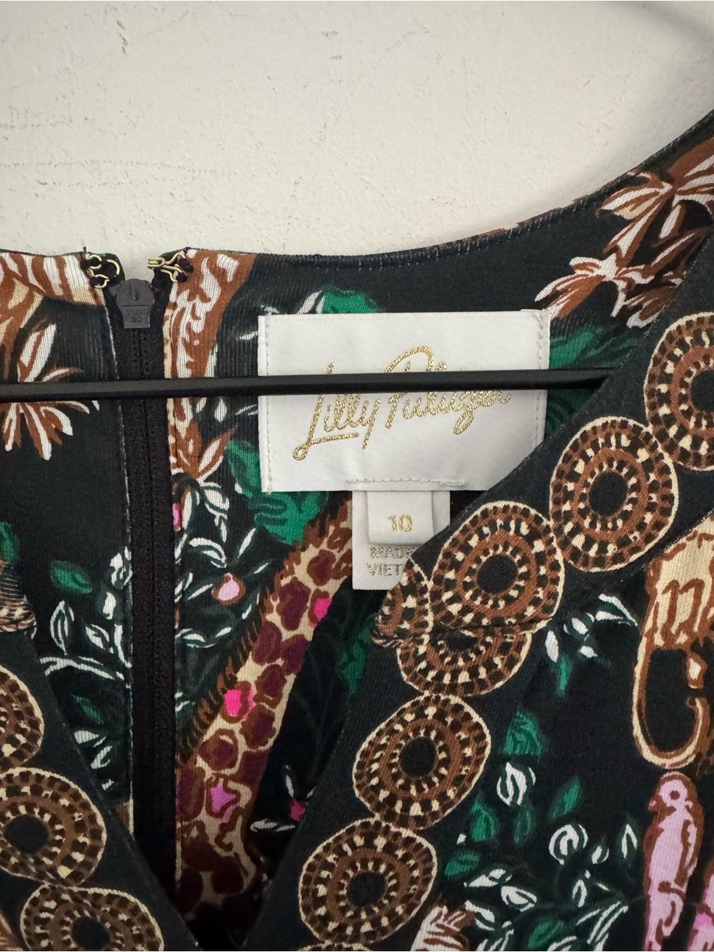 NEW Lilly Pulitzer Wexlee Dancing in the Moonlight Dress Size 10 - Picture 4 of 6